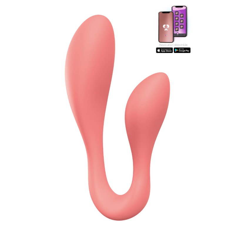 Couple Secrets II connecté – stimulateur anal vaginal Adrien Lastic