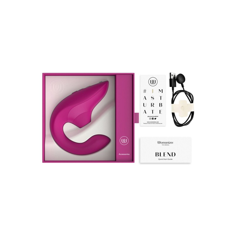 Double stimulateur Womanizer Blend Fuchsia