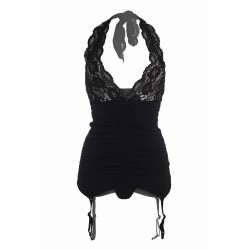 Porte-jarretelles Rose V-10252 - Axami