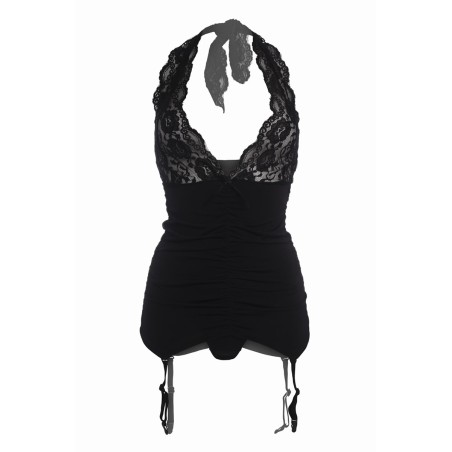 Porte-jarretelles Rose V-10252 - Axami