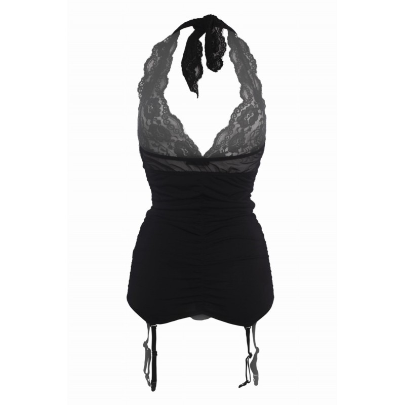 Porte-jarretelles Rose V-10252 - Axami