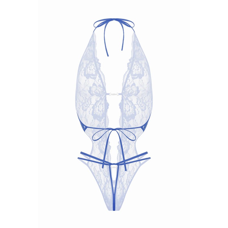 Body string ouvert Renee bleu - Christine