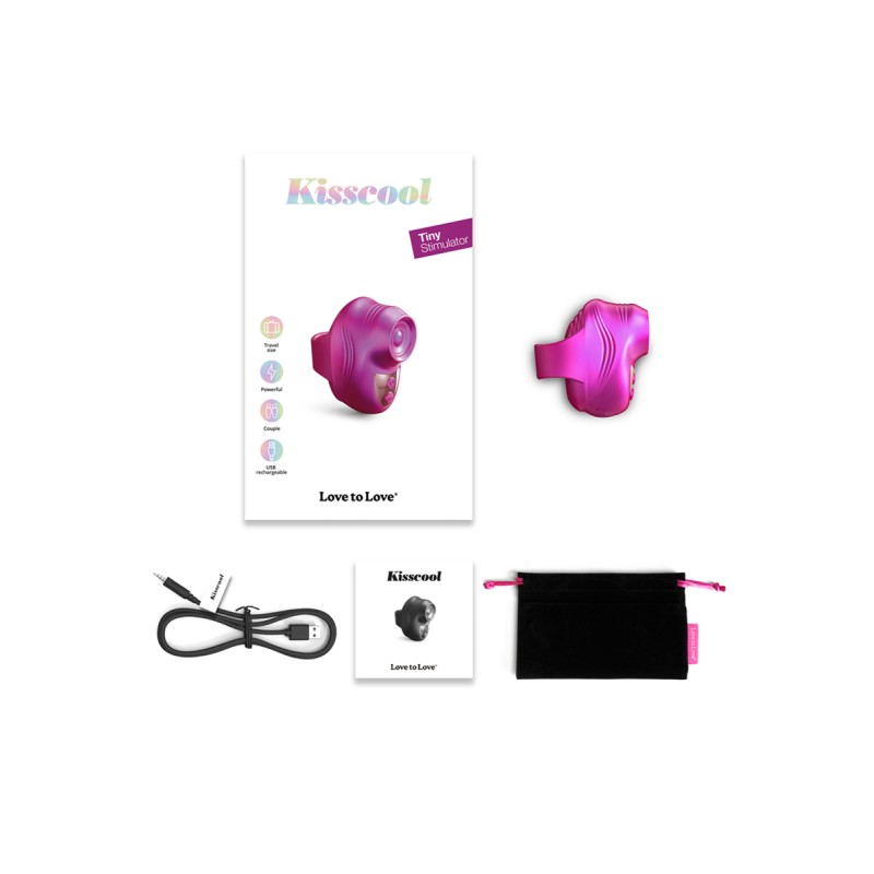 Kisscool Love to Love – stimulateur clitoridien 10 modes tapping