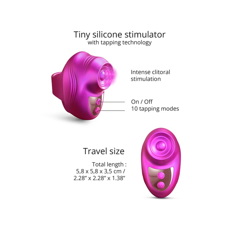 Kisscool Love to Love – stimulateur clitoridien 10 modes tapping
