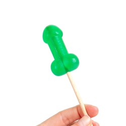 Présentoir de 40 sucettes pénis à la menthe avec effet rafraichissant