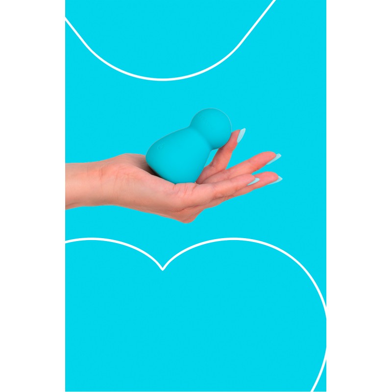 Applust Fairygasm – mini vibromasseur rechargeable 10 modes bleu