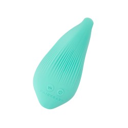 Vibromasseur DelightfulWave rechargeable vert Fairygasm - 10 modes