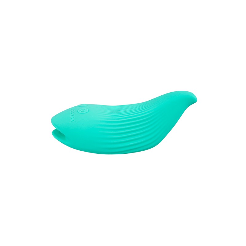 Vibromasseur DelightfulWave rechargeable vert Fairygasm - 10 modes