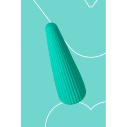 Vibromasseur IcyCone rechargeable vert - FairyGasm