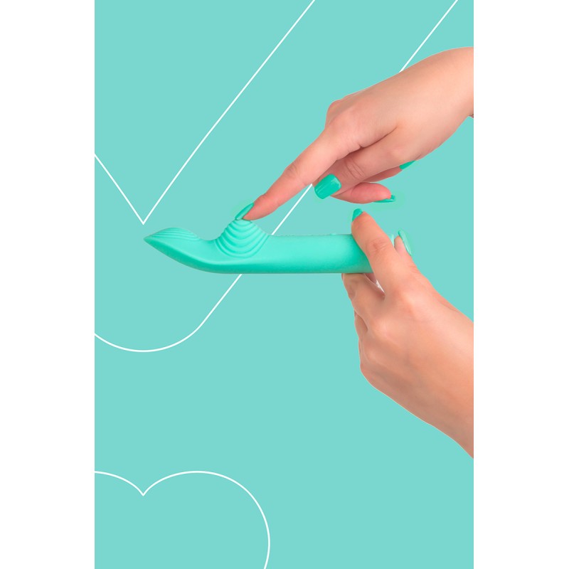 LunaCharm vibromasseur rechargeable vert Fairygasm – 10 modes