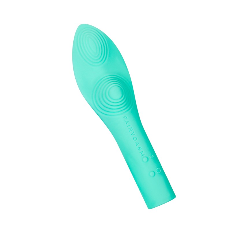 LunaCharm vibromasseur rechargeable vert Fairygasm – 10 modes