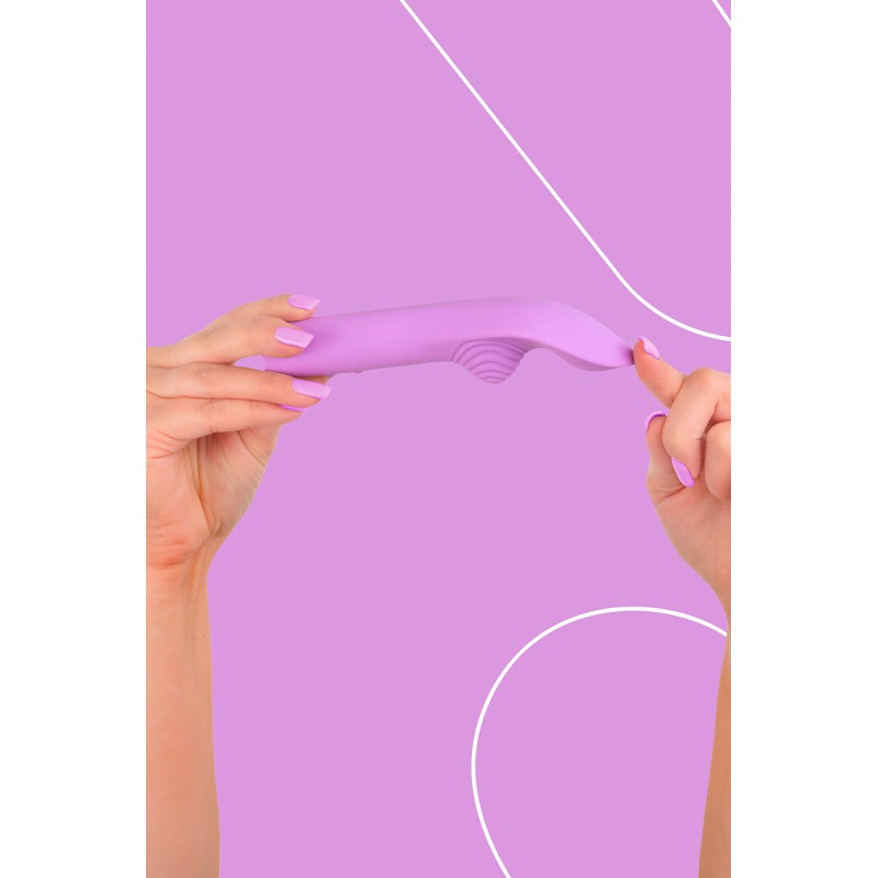 Vibromasseur rechargeable LunaCharm violet - Fairygasm
