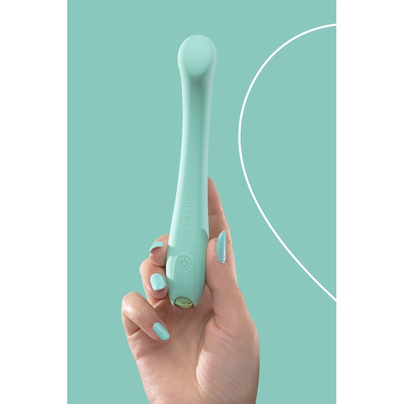 FairyGasm MerryWand vibromasseur rechargeable point G vert