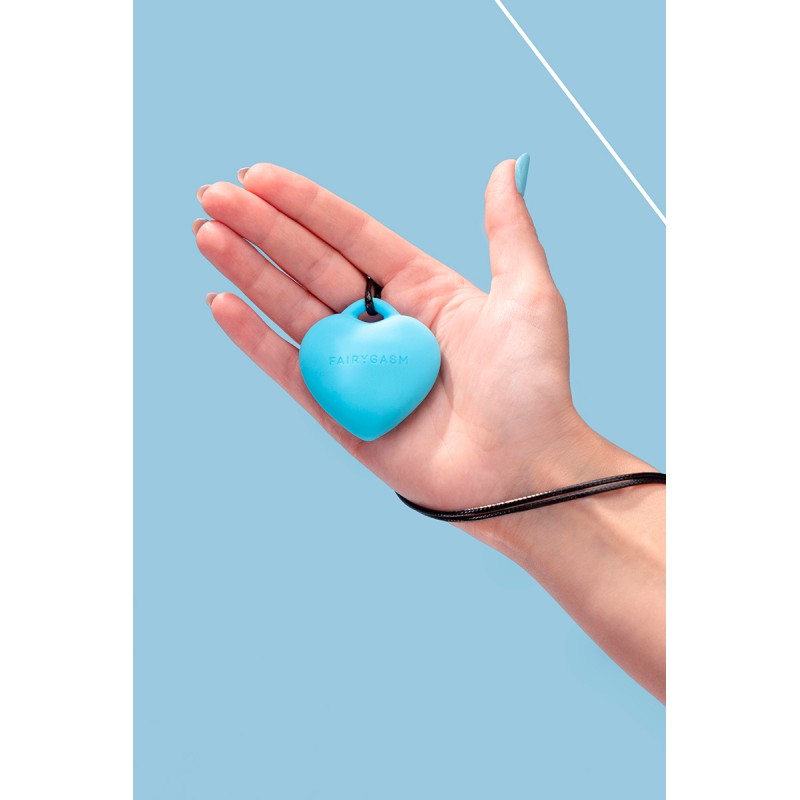PleasureStone bleu FairyGasm – stimulateur pendentif 8 modes