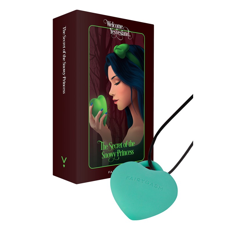 Stimulateur pendentif PleasureStone vert - FairyGasm
