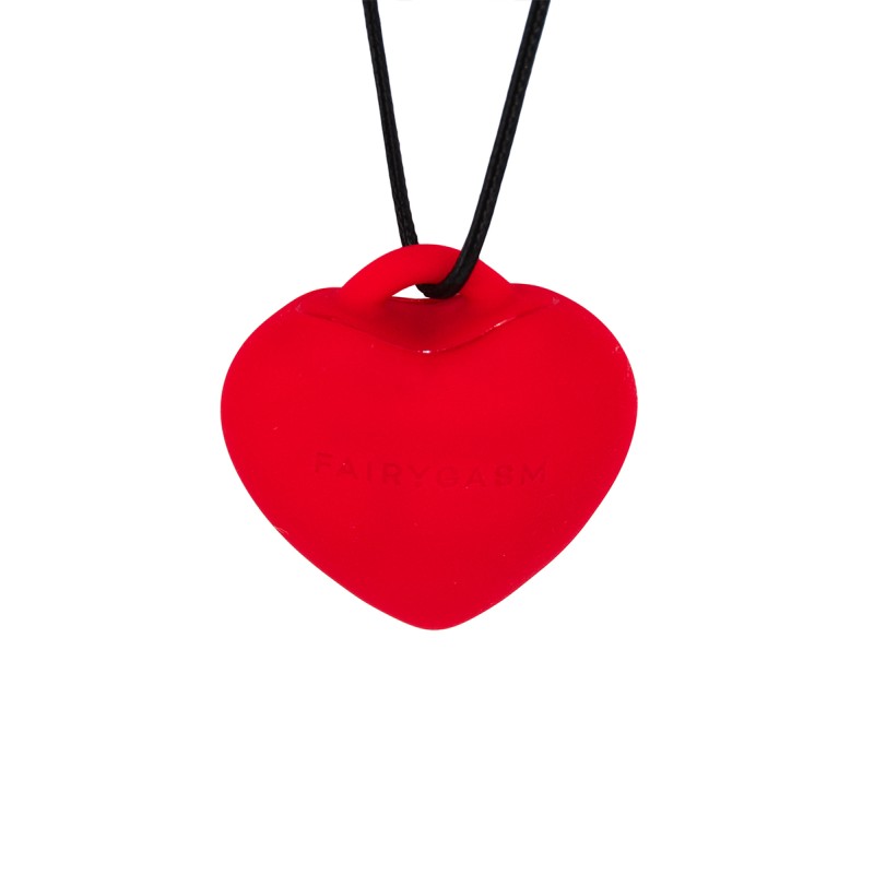 Stimulateur pendentif PleasureStone rouge - FairyGasm
