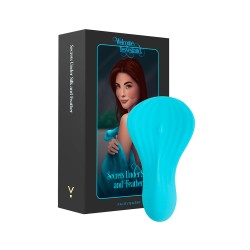 Mini vibro SilkenTouch bleu FairyGasm 10 modes rechargeable