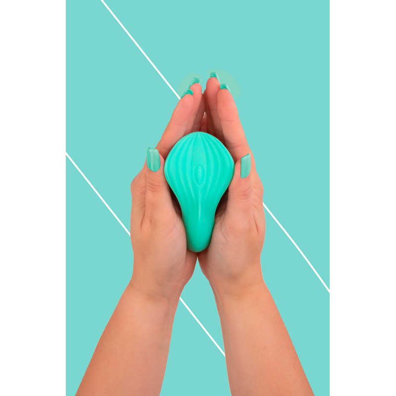 Mini vibro rechargeable SilkenTouch vert - FairyGasm