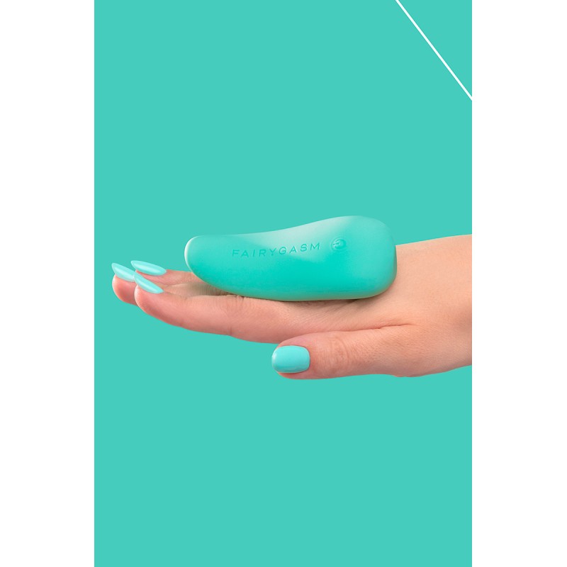 Mini vibro rechargeable ThrillLeaf vert - Fairygasm