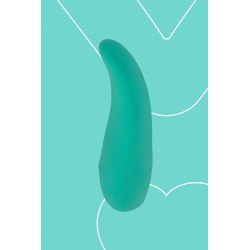 Mini vibro rechargeable ThrillLeaf vert - Fairygasm