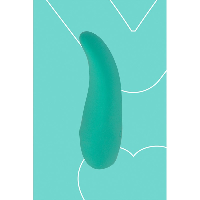 Mini vibro rechargeable ThrillLeaf vert - Fairygasm