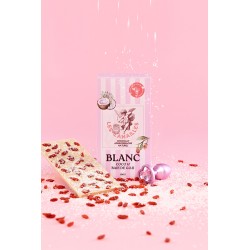 Chocolat blanc coco et baie de goji - Tablette 100g - Les canailles