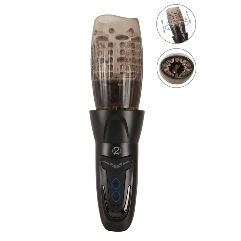 Masturbateur vibrant rotatif et va-et-vient - You2toys