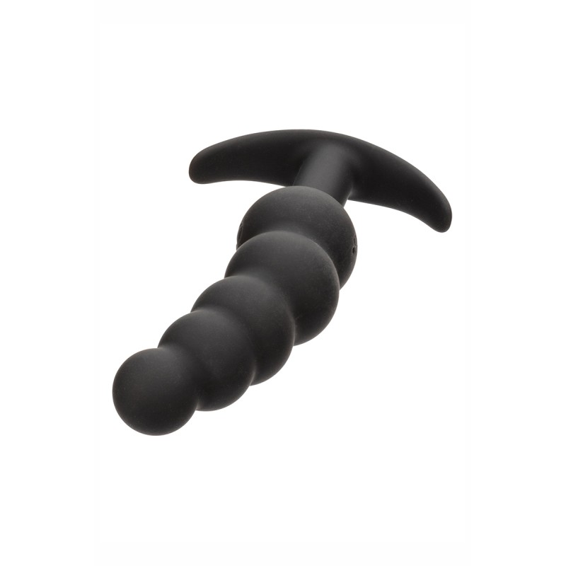 Plug anal Vibrant avec 5 perles - Calexotics